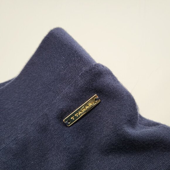 Tahari Womens Leggings Pants 1X Pull On Elastic Waist Stretch Navy Blue - Picture 7 of 16